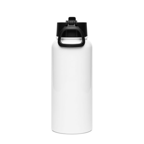 Stainless Steel Straw Lid Water Bottle - Image 2